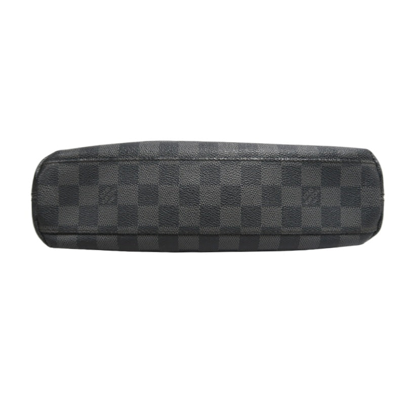 LOUIS VUITTON LV Mick Damier Graphite Tote Shoulder Bag Black