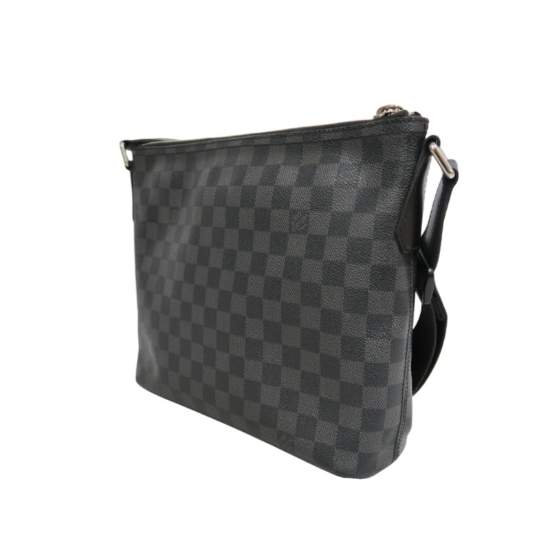LOUIS VUITTON LV Mick Damier Graphite Tote Shoulder Bag Black