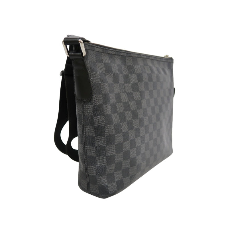 LOUIS VUITTON LV Mick Damier Graphite Tote Shoulder Bag Black