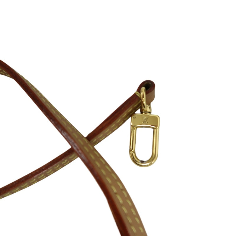 LOUIS VUITTON LV Petite Sac Pla Monogram Handbag Brown PVC With Shoulder Strap