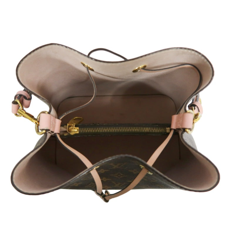 LOUIS VUITTON LV NeoNoe Monogram Shoulder Bag Brown/Pink PVC