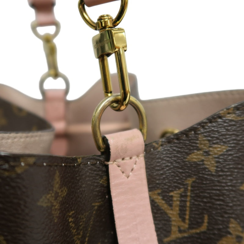 LOUIS VUITTON LV NeoNoe Monogram Shoulder Bag Brown/Pink PVC