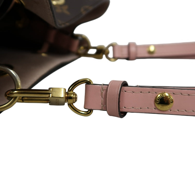 LOUIS VUITTON LV NeoNoe Monogram Shoulder Bag Brown/Pink PVC