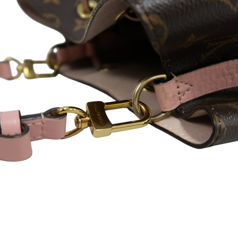 LOUIS VUITTON LV NeoNoe Monogram Shoulder Bag Brown/Pink PVC