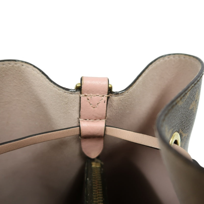 LOUIS VUITTON LV NeoNoe Monogram Shoulder Bag Brown/Pink PVC