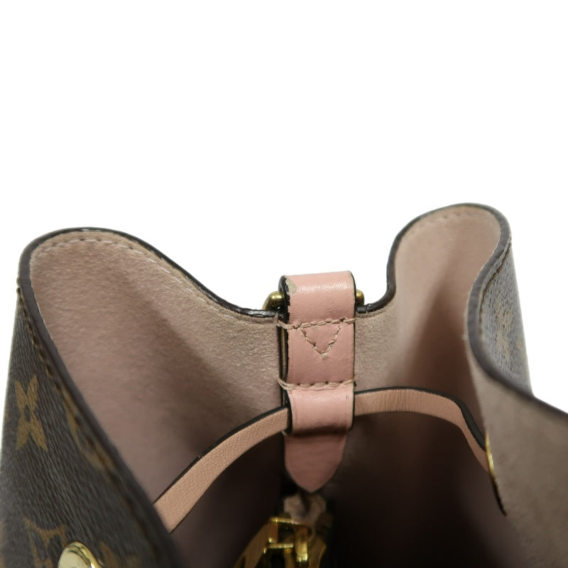 LOUIS VUITTON LV NeoNoe Monogram Shoulder Bag Brown/Pink PVC