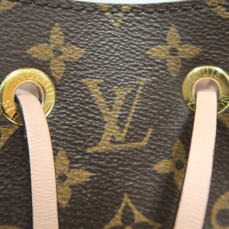 LOUIS VUITTON LV NeoNoe Monogram Shoulder Bag Brown/Pink PVC