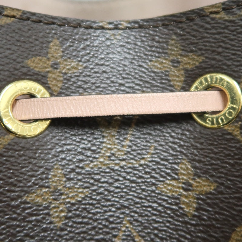 LOUIS VUITTON LV NeoNoe Monogram Shoulder Bag Brown/Pink PVC