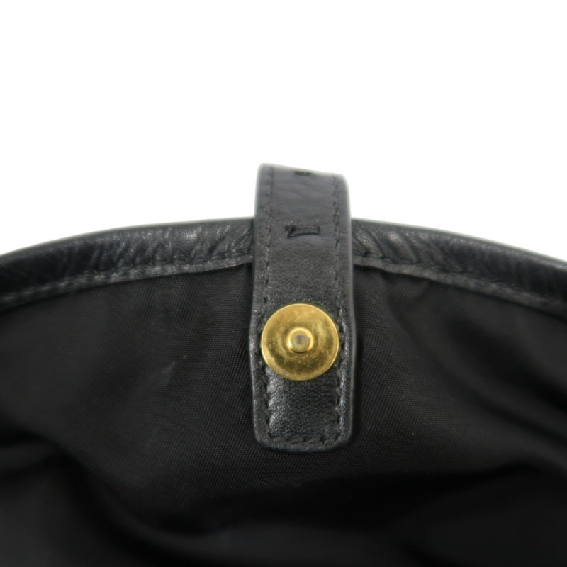 PRADA Nylon Backpack Black Gold Hardware