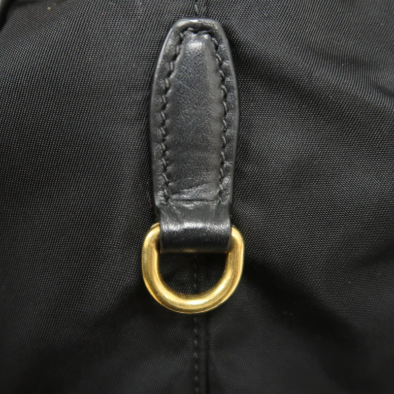 PRADA Nylon Backpack Black Gold Hardware