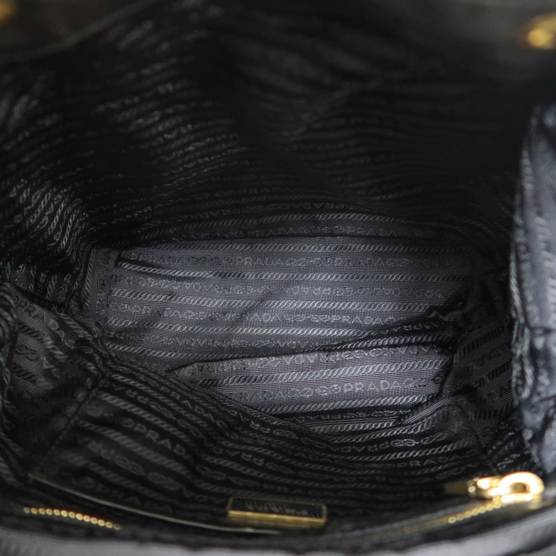 PRADA Nylon Backpack Black Gold Hardware