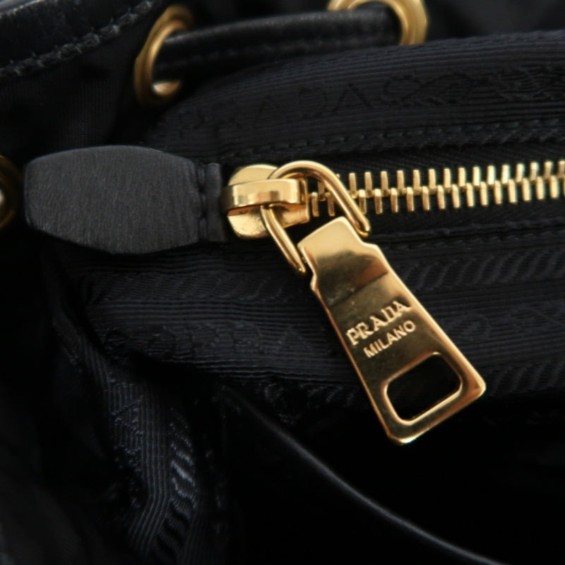 PRADA Nylon Backpack Black Gold Hardware