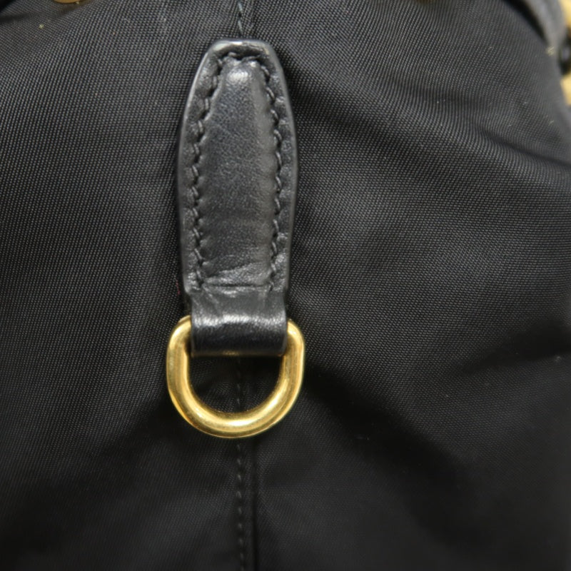 PRADA Nylon Backpack Black Gold Hardware