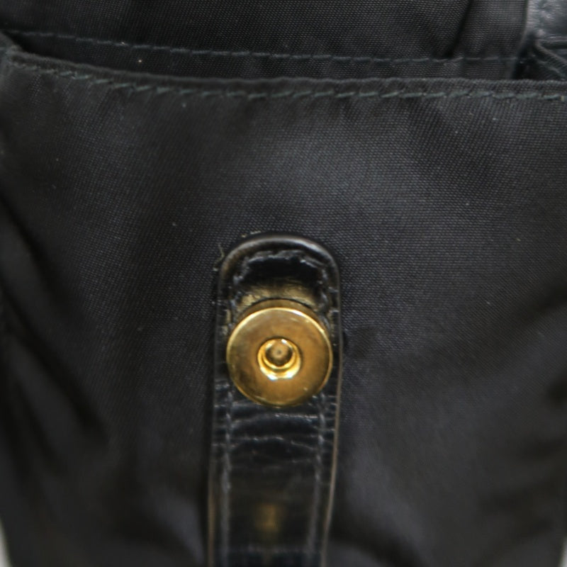 PRADA Nylon Backpack Black Gold Hardware