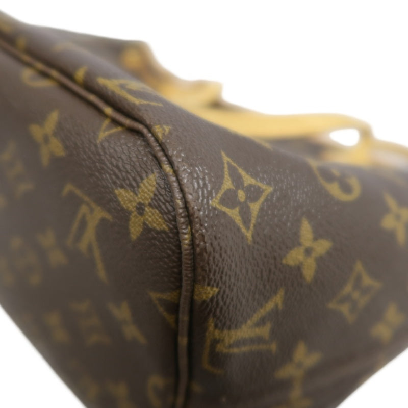 LOUIS VUITTON Monogram Neverfull MM Tote Bag Brown