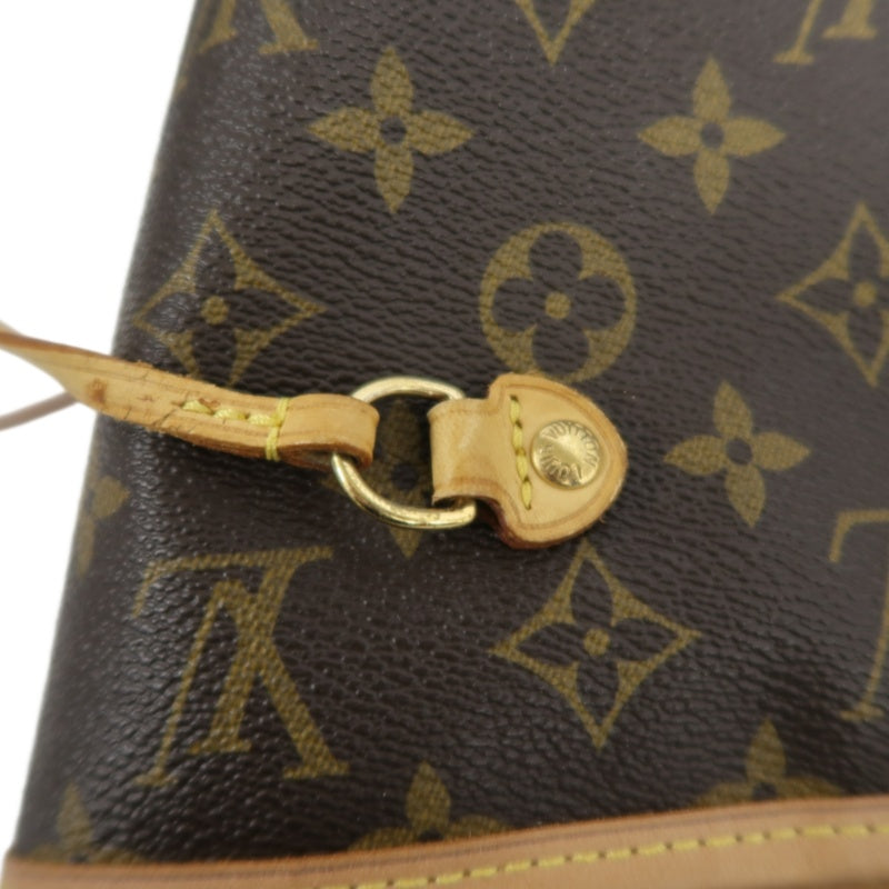 LOUIS VUITTON Monogram Neverfull MM Tote Bag Brown