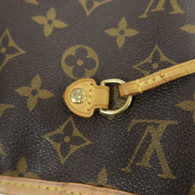 LOUIS VUITTON Monogram Neverfull MM Tote Bag Brown