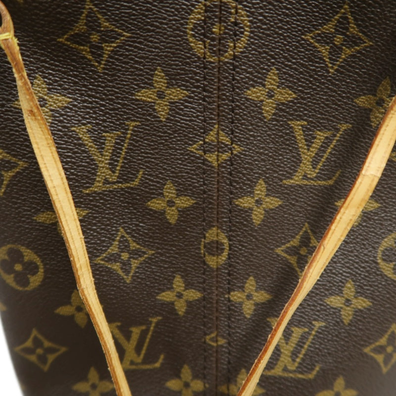 LOUIS VUITTON Monogram Neverfull MM Tote Bag Brown