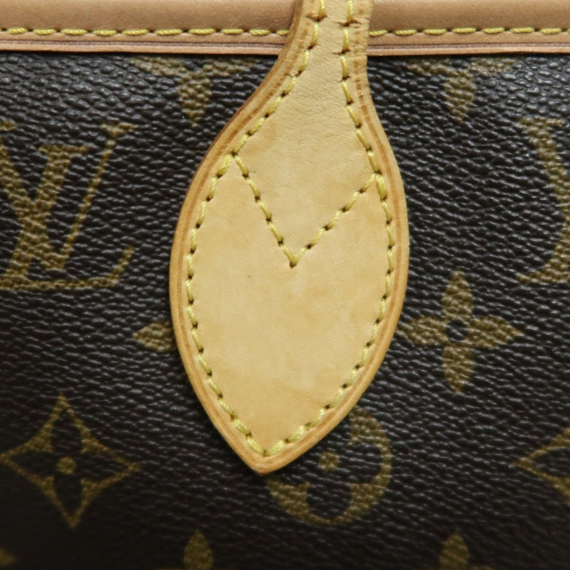 LOUIS VUITTON Monogram Neverfull MM Tote Bag Brown