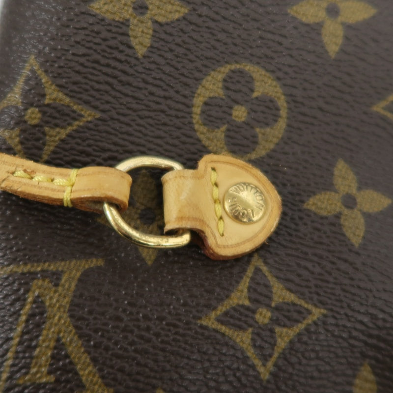 LOUIS VUITTON Monogram Neverfull MM Tote Bag Brown