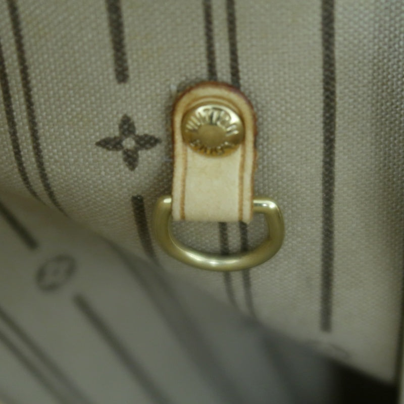 LOUIS VUITTON Monogram Neverfull MM Tote Bag Brown