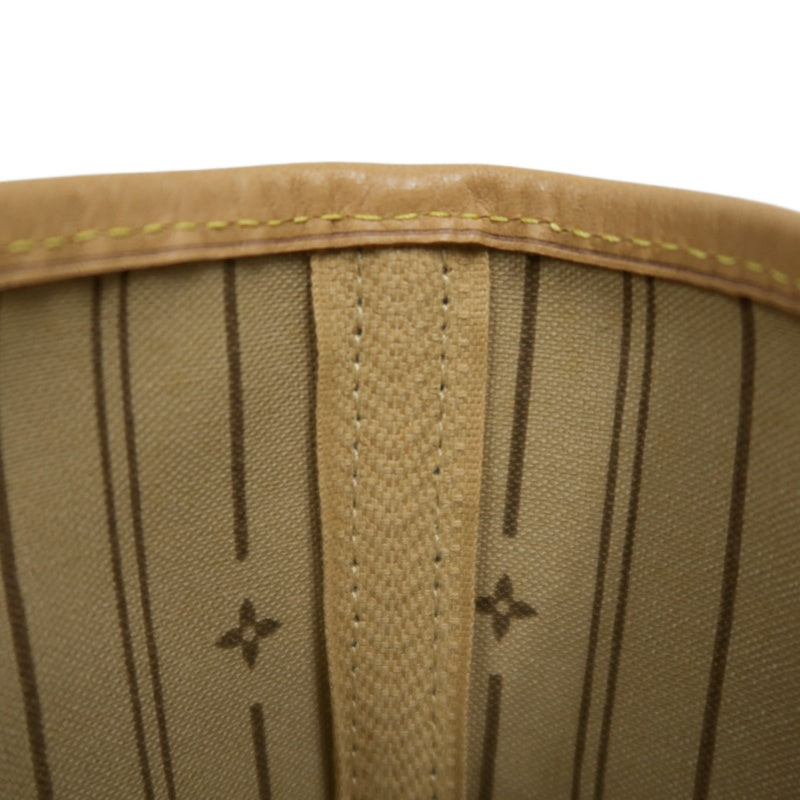 LOUIS VUITTON Monogram Neverfull MM Tote Bag Brown