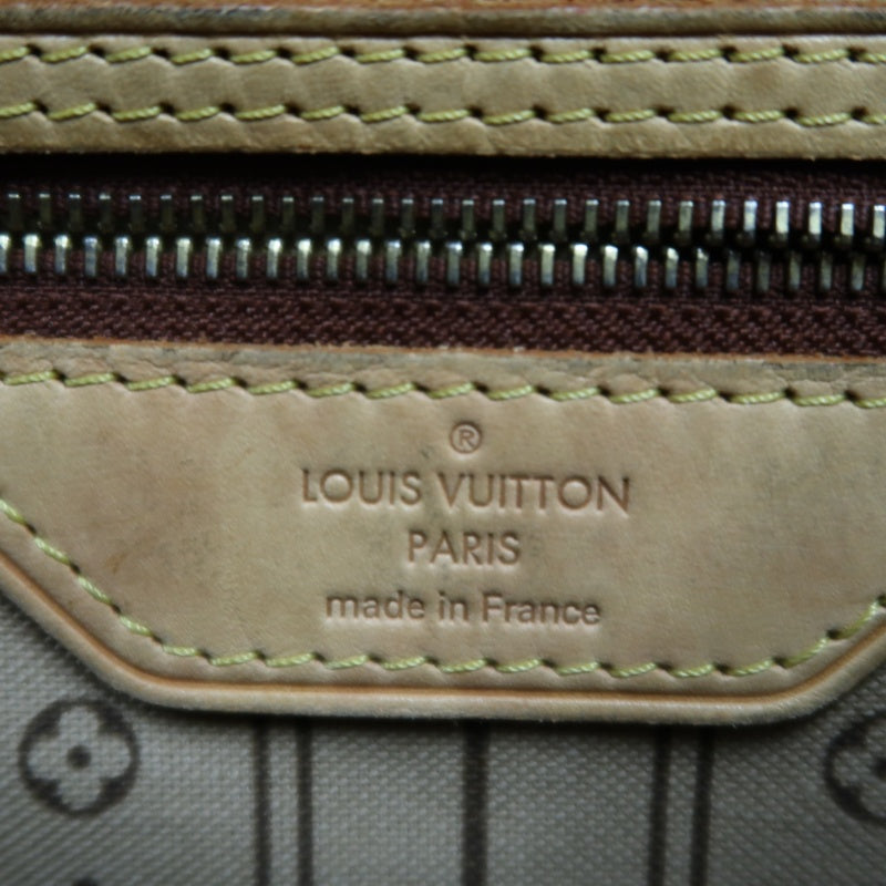 LOUIS VUITTON Monogram Neverfull MM Tote Bag Brown