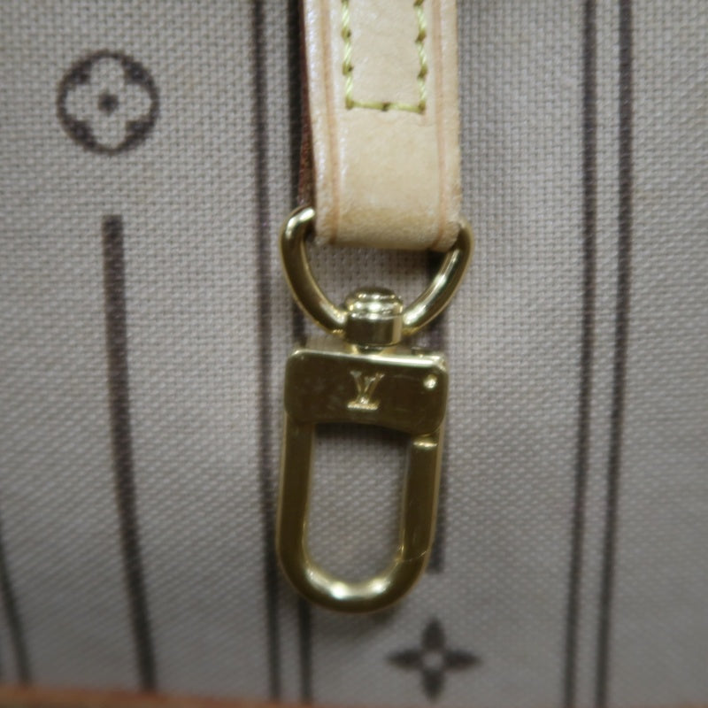 LOUIS VUITTON Monogram Neverfull MM Tote Bag Brown