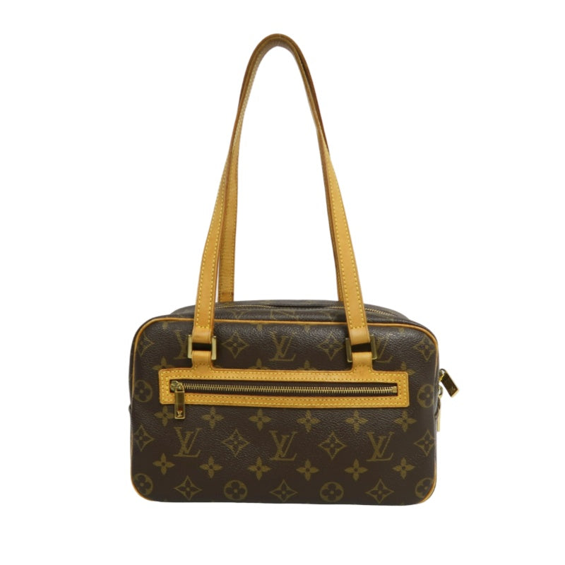 LOUIS VUITTON Monogram Pallas MM Shoulder Bag  Brown