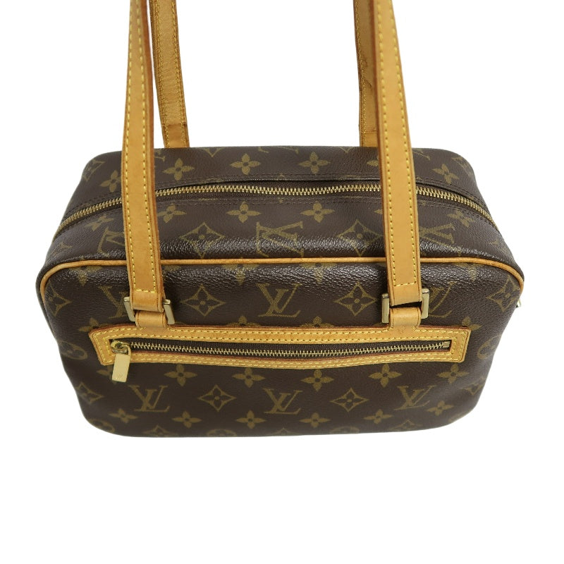 LOUIS VUITTON Monogram Pallas MM Shoulder Bag  Brown