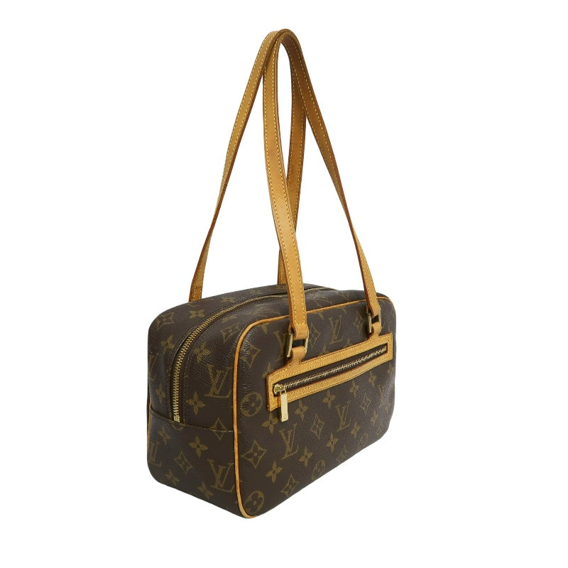 LOUIS VUITTON Monogram Pallas MM Shoulder Bag  Brown