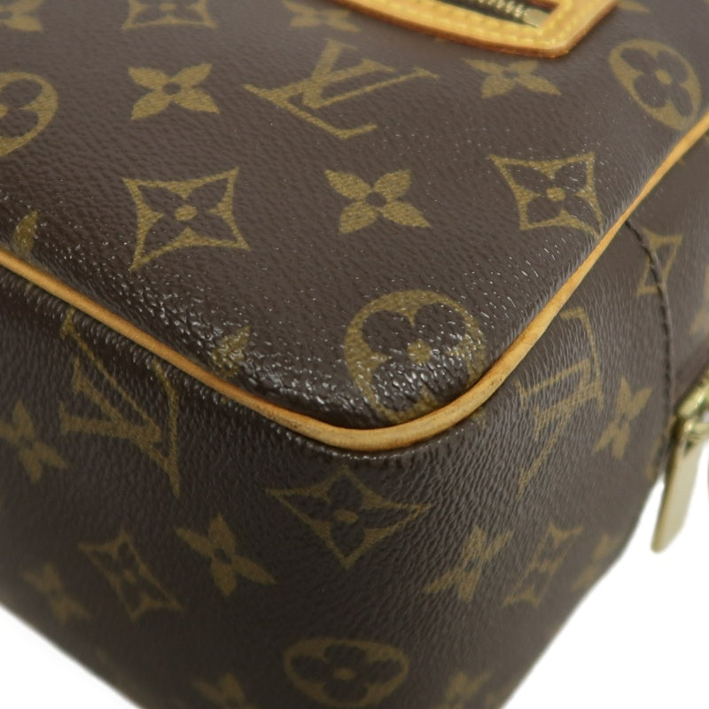 LOUIS VUITTON Monogram Pallas MM Shoulder Bag  Brown
