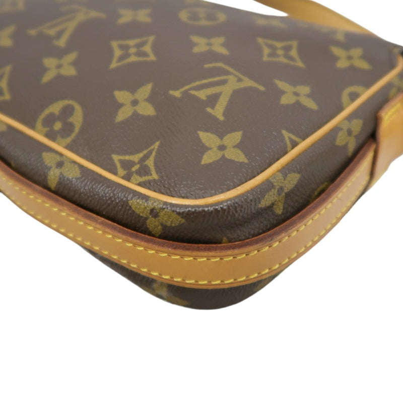LOUIS VUITTON Monogram Pallas MM Shoulder Bag Brown