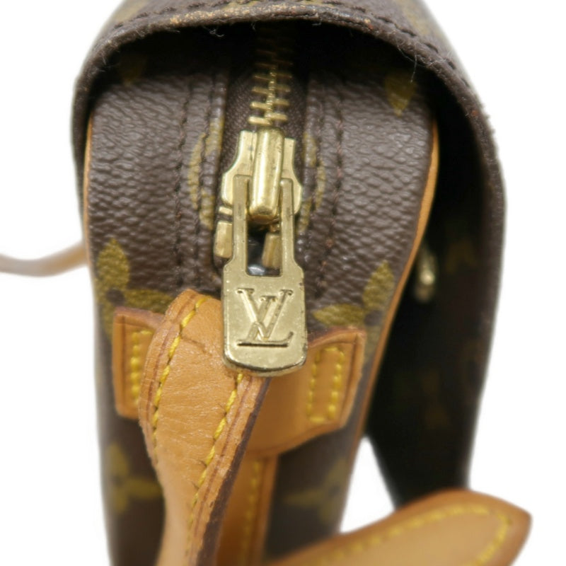 LOUIS VUITTON Monogram Pallas MM Shoulder Bag Brown