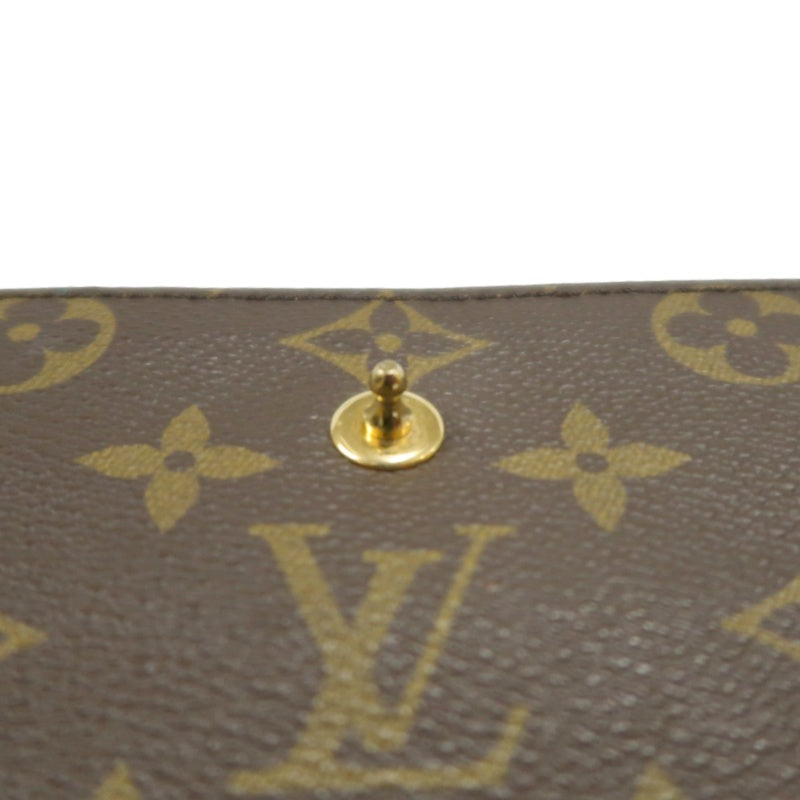 LOUIS VUITTON Monogram Pallas MM Shoulder Bag Brown
