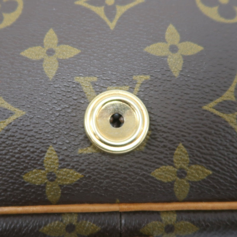 LOUIS VUITTON Monogram Pallas MM Shoulder Bag Brown