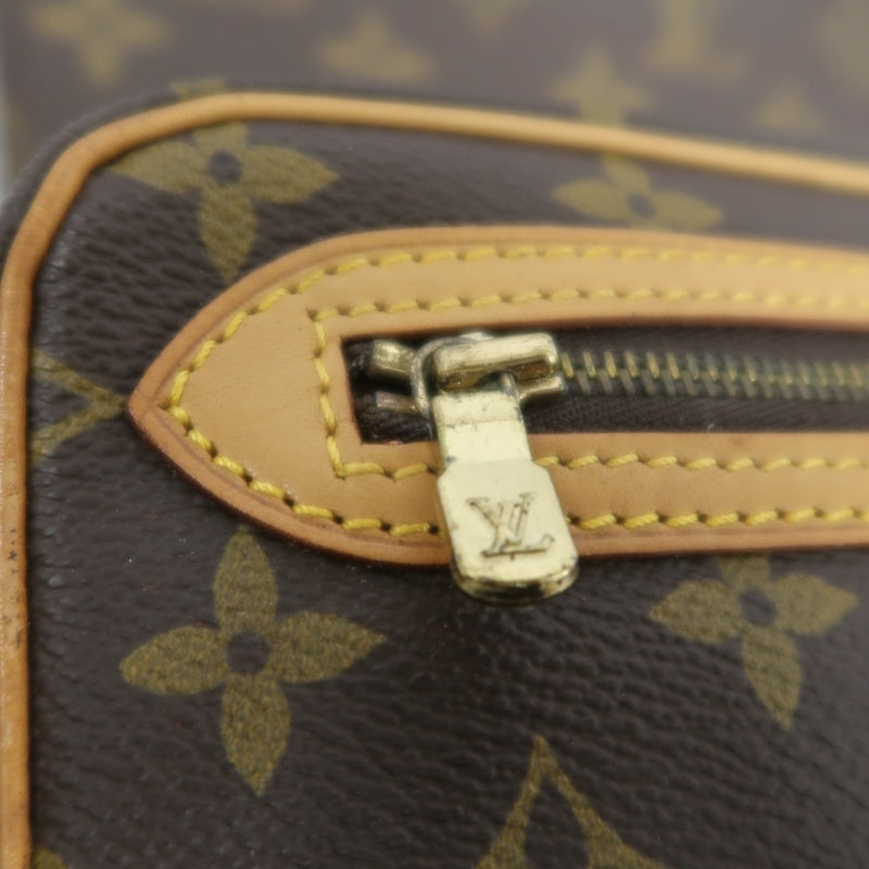 LOUIS VUITTON Monogram Pallas MM Shoulder Bag Brown