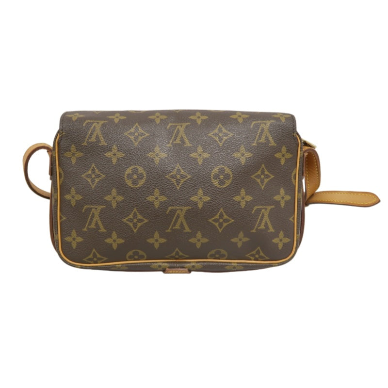 LOUIS VUITTON Monogram Pallas MM Shoulder Bag Brown