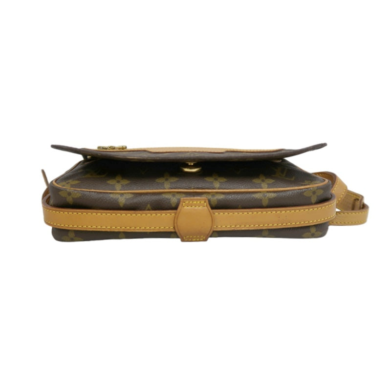 LOUIS VUITTON Monogram Pallas MM Shoulder Bag Brown