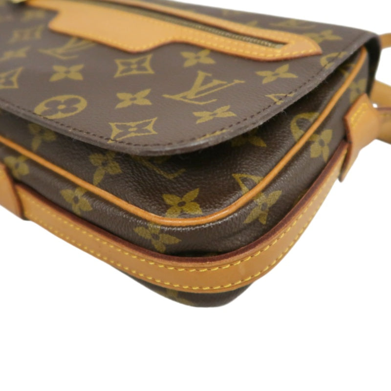 LOUIS VUITTON Monogram Pallas MM Shoulder Bag Brown