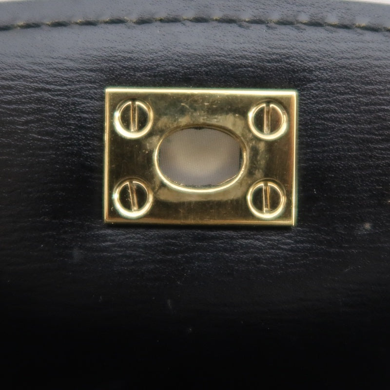 LOUIS VUITTON Epi Malesherbes Handbag Leather Black
