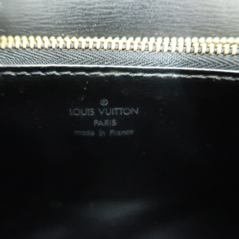 LOUIS VUITTON Epi Malesherbes Handbag Leather Black
