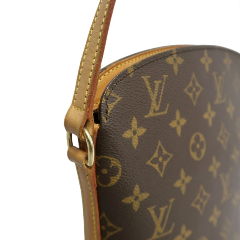 LOUIS VUITTON Monogram Drouot Shoulder Bag  Brown