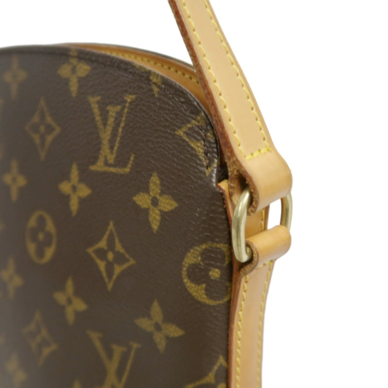 LOUIS VUITTON Monogram Drouot Shoulder Bag  Brown