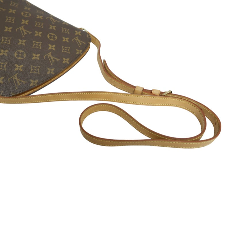 LOUIS VUITTON Monogram Drouot Shoulder Bag  Brown