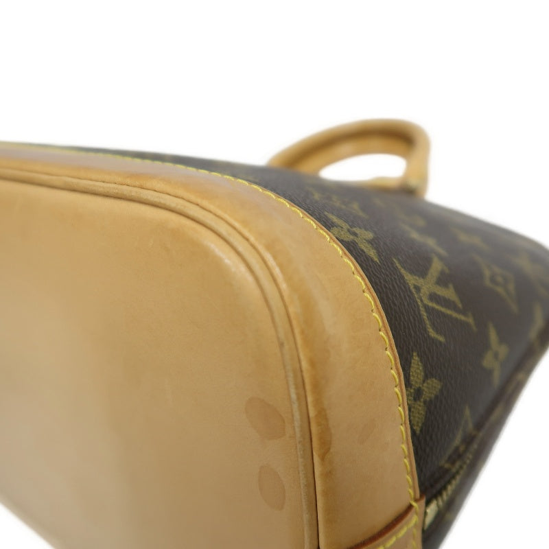 LOUIS VUITTON Monogram Alma PM Handbag  Brown Padlock・two keys