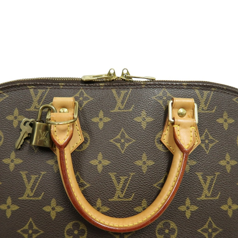 LOUIS VUITTON Monogram Alma PM Handbag  Brown Padlock・two keys