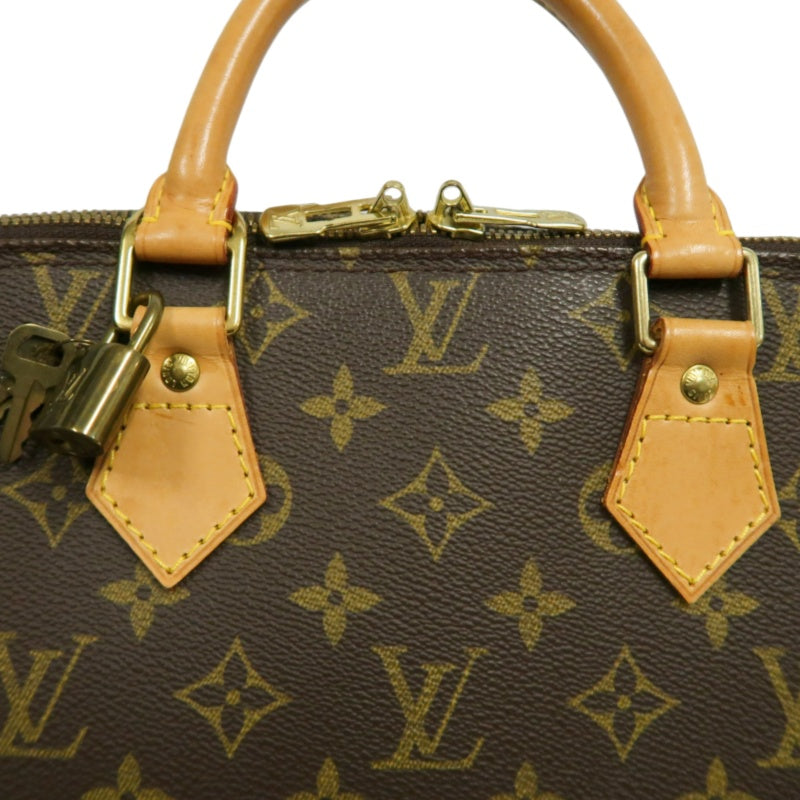 LOUIS VUITTON Monogram Alma PM Handbag  Brown Padlock・two keys