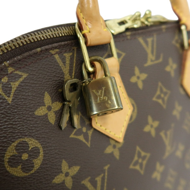 LOUIS VUITTON Monogram Alma PM Handbag  Brown Padlock・two keys