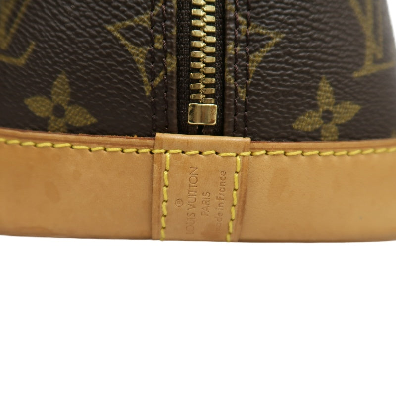 LOUIS VUITTON Monogram Alma PM Handbag  Brown Padlock・two keys